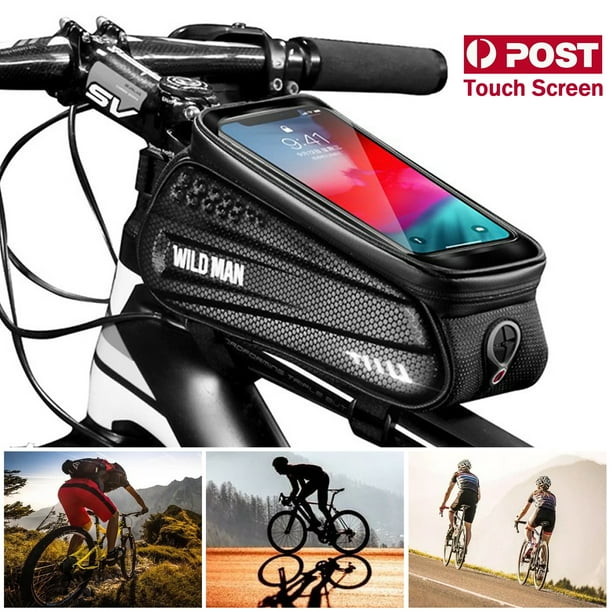 Details about / Bike Phone Front Frame Bag Waterproof Bicycle Top Tube Cycling Mount Pack Case